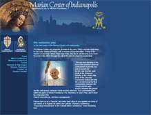 Tablet Screenshot of mariancenterofindianapolis.com